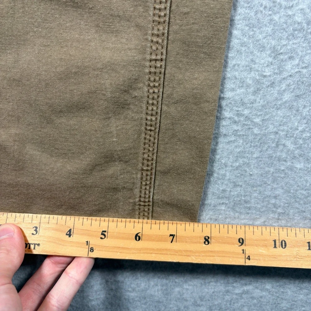 Ariat Rebar M7 Slim Straight Leg Pants Mens 30x34 Brown Canvas Work Trousers